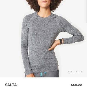 Figs Graphite Salta Underscrub Top